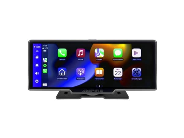 Ampire 10" Skærm med CarPlay Android Auto AHD Dashcam