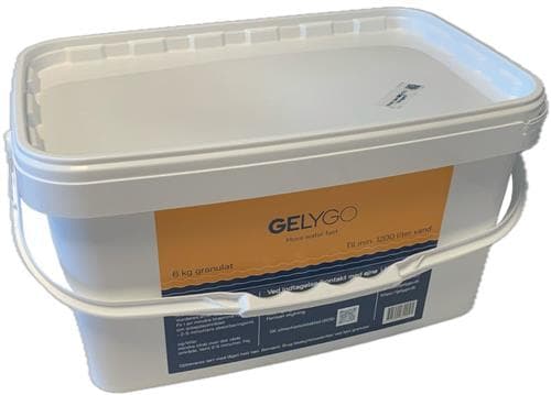 Granulat vandabsorberende spand 6kg