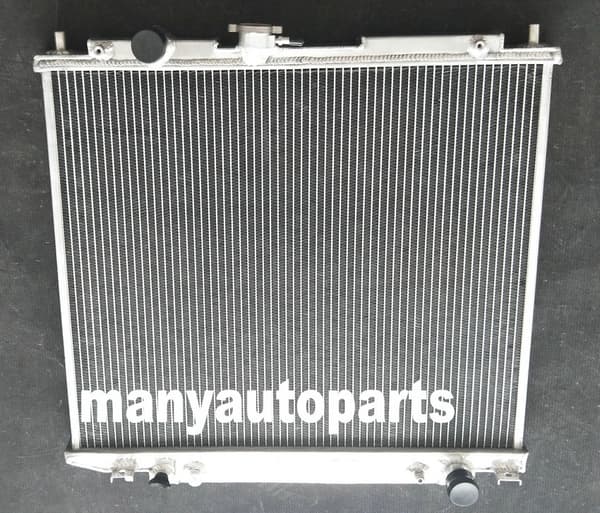 Aluminiumradiator, kraftig konstruktion, øget kølekapacitet, TIG-svejste tanke