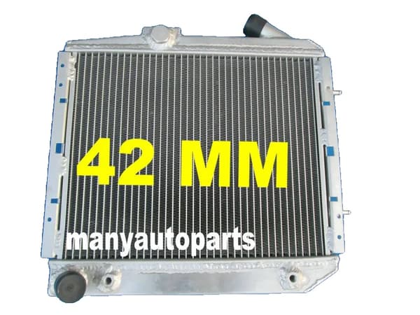42MM Aluminiumlegering Radiator, Skræddersyet til Renault 5 SUPER 5/R5, Højtydende Køling