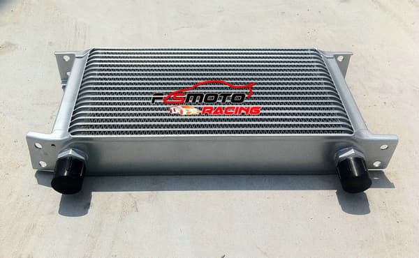 Aluminium Radiator Intercooler, Passer til AN-10 Størrelse, Højkvalitets T-6061 Materiale, Reducerer Olietemperatur