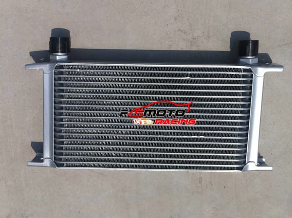 Aluminium Radiator Intercooler, Passer til AN-10 Størrelse, Højkvalitets T-6061 Materiale, Reducerer Olietemperatur