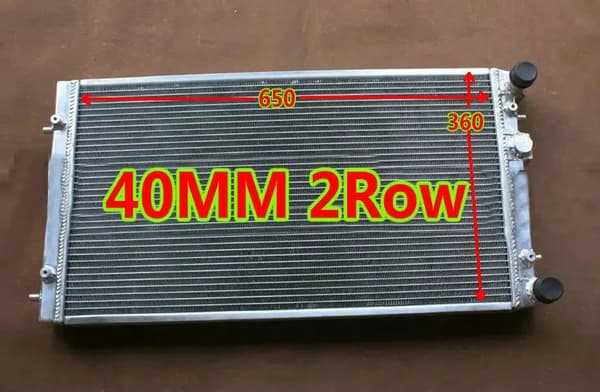 Radiator, legering af aluminium konstruktion, kerne størrelse 650mm x 360mm x 40mm,Radiator