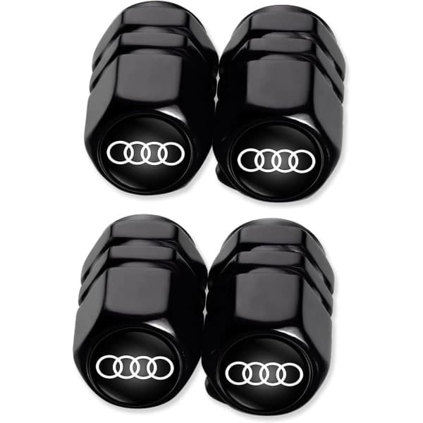Bildäcksventilkåpor, dammskydd för Audi A1 A3 RS3 A4 A5 A6 A7 RS7 A8 Q3 Q5