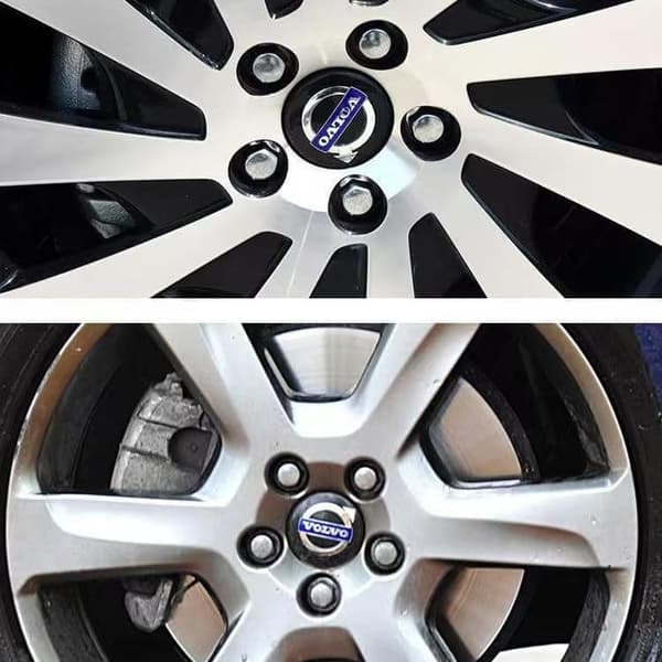 Hjulcenterkapslar för Volvo S60 S80 S90 XC60 XC90 XC40, navkapslar för bil, ersättningsdel för hjulcenternavkåpa, centrumnavkapslar