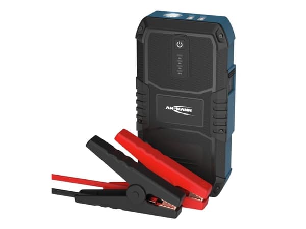 Ansmann Jump Starter 10.0, 1500 A, Sort, Blå, 1500 A, Lithium Polymer (LiPo), 2,5 Ah, 37 Wh