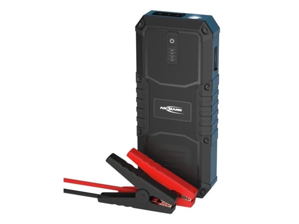 Ansmann Jump Starter 16.0, 2500 A, Svart, Blå, 2500 A, Litium Polymer (LiPo), 4 Ah, 59,2 wh