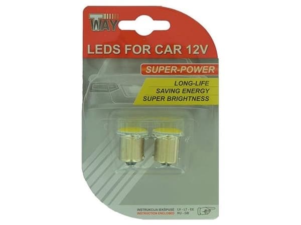 T-Way Led Bulbs Ba15s Smd Cob 2Pcs