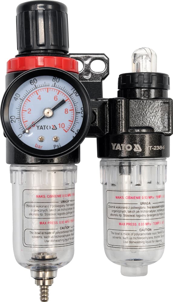 YATO FILTERENHED REDUCER OG SMØREAPPARAT 1/4, 25CM3