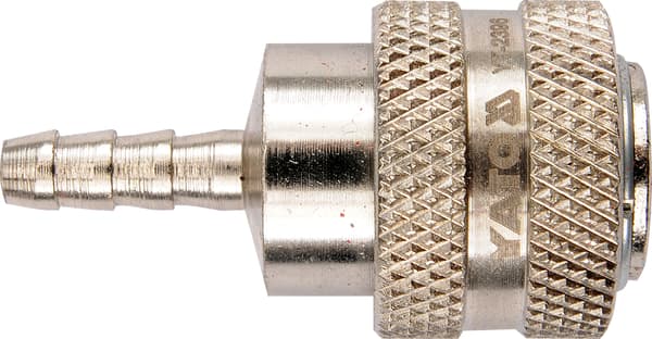 YATO HURTIGFORBINDELSESSTYKKE D TIL 6MM SLANGE