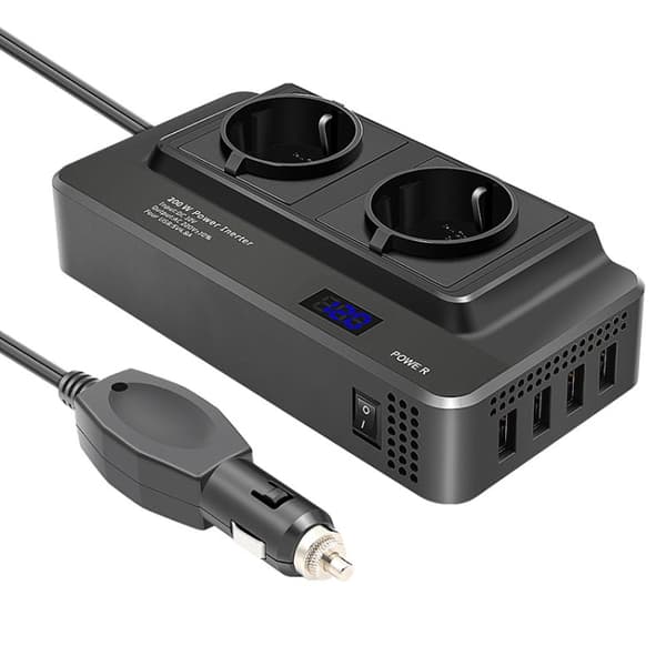 Invertteri DC12V 220V EU Plug