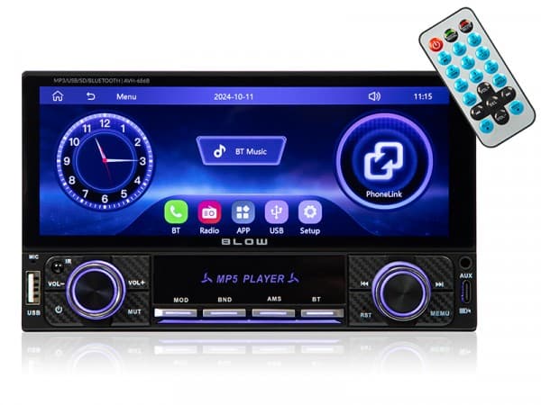 Blow bilradio 78-355# Blow radio avh-686b rds mp3/usb/micro sd/bluetooth