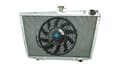 Miniatyrbillede 1 af 4: Aluminiumkøler og ventilatorenhed, passer til Nissan Pathfinder & Hardbody, holdbar konstruktion