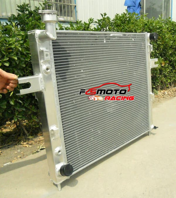 3ROW Aluminium Radiator, Øget Kølekapacitet, Holdbar Tungt Design, TIG Svejset Konstruktion