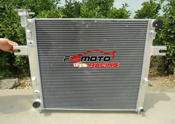 3ROW Aluminium Radiator, Øget Kølekapacitet, Holdbar Tungt Design, TIG Svejset Konstruktion