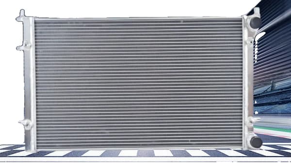 Aluminiumkylare, precisionspassform, lättviktskonstruktion, förbättrad kylprestanda