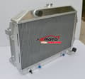 Miniatyrbillede 3 af 4: Aluminiumradiator, 3 rækker, høj kølekapacitet, indbygget olie køler