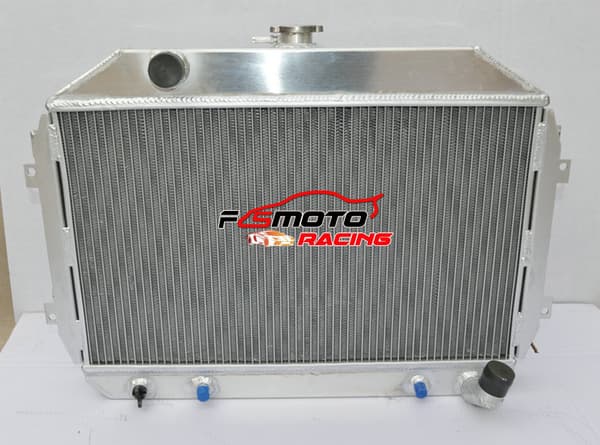 Aluminiumradiator, 3 rækker, høj kølekapacitet, indbygget olie køler