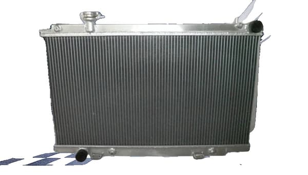 Aluminiumkylare, kärnstorlek 400×728×50 mm, 2-radig design, kompatibel med Nissan 350Z och Infiniti G35