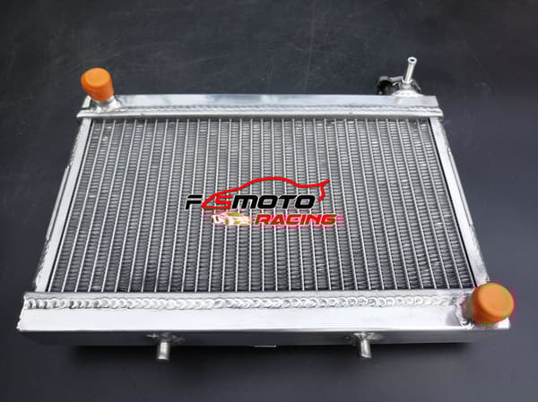 Aluminiumkylare för Honda TRX250, kärnstorlek 170 mm x 338 mm, totalstorlek 270 mm x 352 mm, kylartopp ingår.