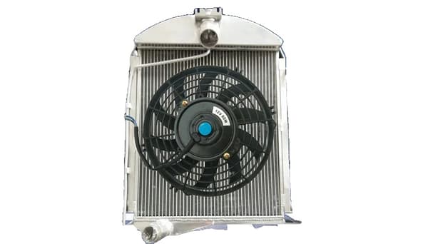 Aluminiumkøler til Ford Model A, passer til 1928-1929, dobbelt række design, forbedret køleeffektivitet