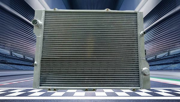 Audi 90 Quattro Coupe Radiator, 3-rækket Aluminium, Egnet til 1991-1992 Modeller