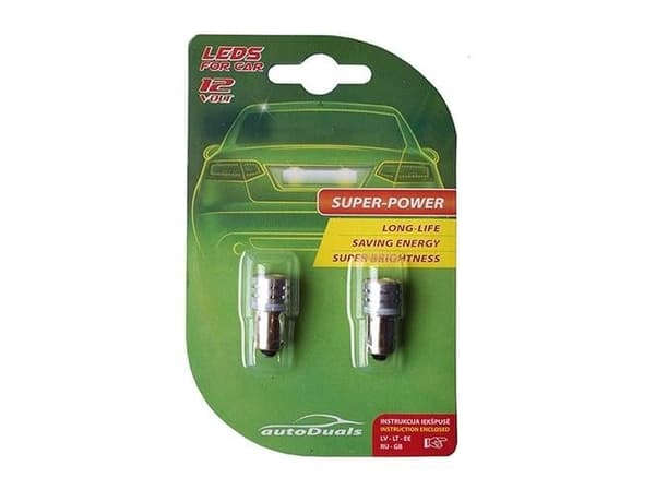 T-Way Led Bulbs Ba9s 1Smd White 2Pcs