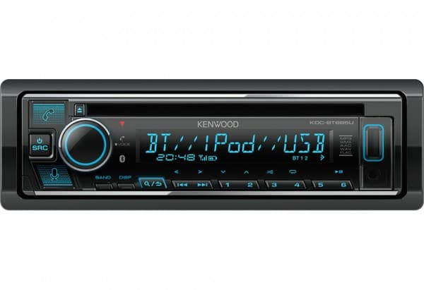 Kenwood KDC-BT665U car media receiver Black 200 W Bluetooth