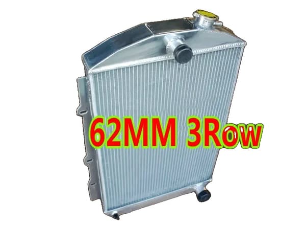 Aluminiumkylare, 3-radig kyldesign, perfekt passform för Chevrolet 350 V8, hållbart legerat material