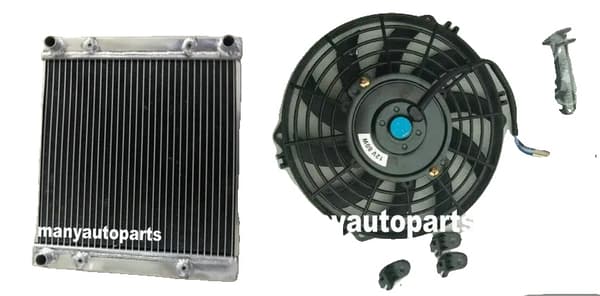Aluminiumkylare för Polaris Sportsman, Förbättrad kylkapacitet, Kraftig konstruktion, Precisionssvetsad design