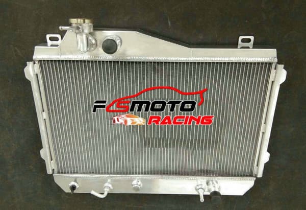 Aluminium Radiator, Kerne Størrelse 14.8"x25.6"x1.6", Samlet Størrelse 20"x27.8"x3.7", Indløbs/Udløbs Størrelse 1.25"