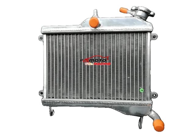 Yamaha TZR250 Aluminium Radiator, 30% Forbedret Køling, TIG Svejset Konstruktion, Holdbart Materiale
