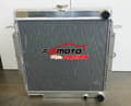 Miniatyrbild 3 av 4: Aluminiumkylare för Toyota Landcruiser 75-serien, kärnstorlek 500x518mm, inlopp/utloppstorlek 38mm, kompatibel med manuell växellåda.