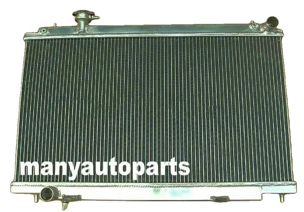 Aluminiumkylare för Nissan Fairlady 350Z Z33, Lättviktsdesign, Enkel installation,endast radiator