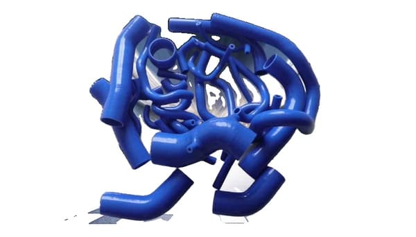 Siliconradiator slangkit, hög temperaturbeständighet, hållbart material,Blå
