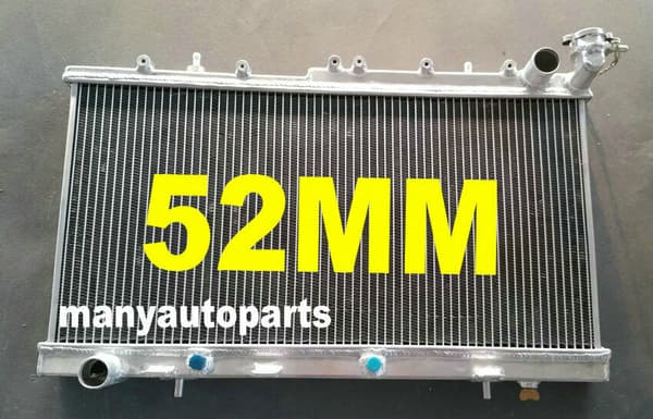 52MM Aluminiumkylare, Förbättrad Kylprestanda, Anpassad Passform för Nissan-modeller, Hållbar Konstruktion