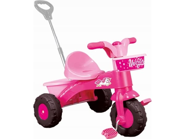 Dolu DOLU Unicorn rowerek trójkołowy+kijek 2504 25043