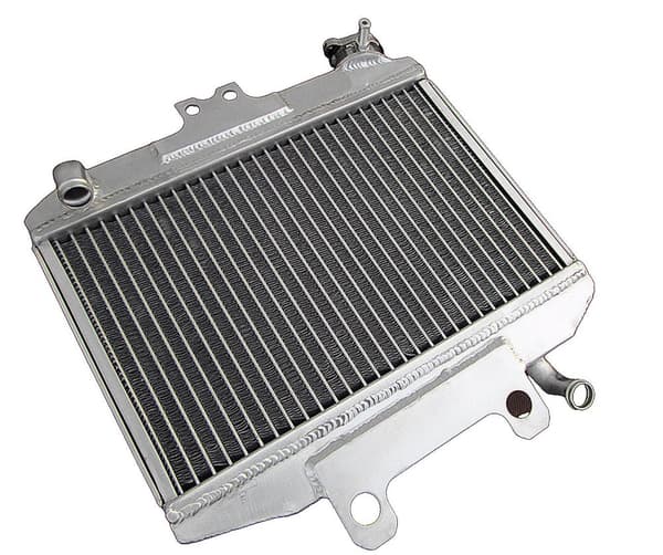 Aluminiumradiator, kärnstorlek 7.87"x11.7"x1.2", totalstorlek 13.22"x11.9"x3.97"