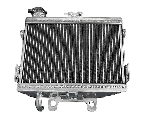 Aluminiumradiator, kärnstorlek 7.87"x11.7"x1.2", totalstorlek 13.22"x11.9"x3.97"