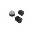 Miniatyrbild 1 av 3: Gummistötdämpare hane typ D, Fi 30x30 mm, M8x23 mm, cylindrisk 84267