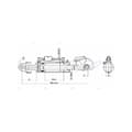 Miniatyrbild 3 av 3: Hydraulkoppling kat. 3 700-940 mm med gaffelhuvud (32 mm) krok (32 mm) utan kablar 36957