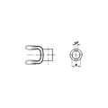 Miniatyrbillede 3 af 3: maskingaffel fi 40, glat 10011