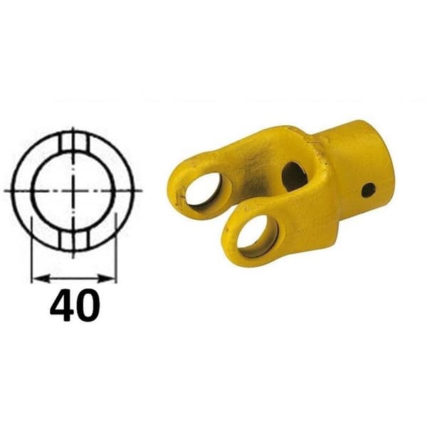 maskingaffel fi 40, glat 10011