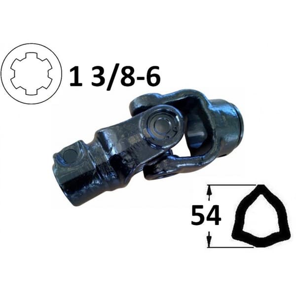 komplett koppling för 54 mm rör, 01219 85040