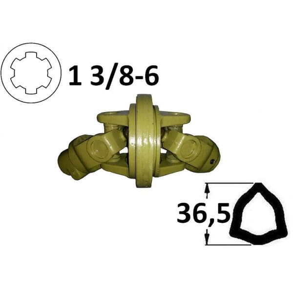 komplet CV-led til 36,5 mm rør 38218