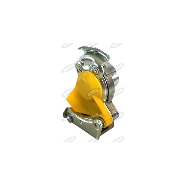 Pneumatisk stik til traktor gul gevind M16x1.5 92903