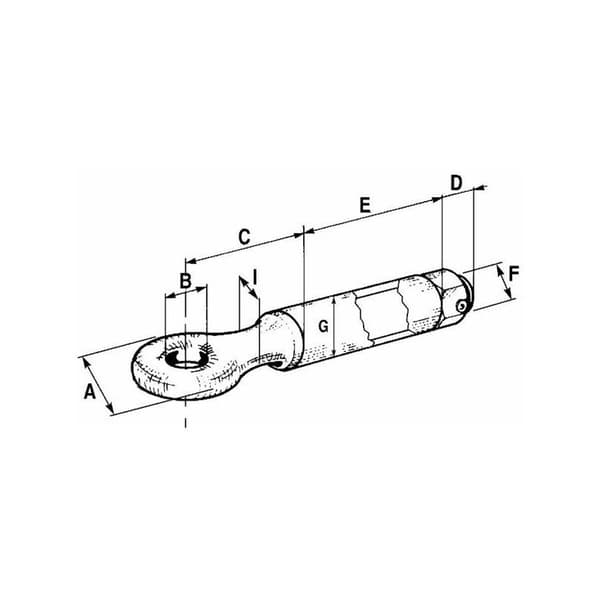 Dragögla, svängbar 3000 kg 00575