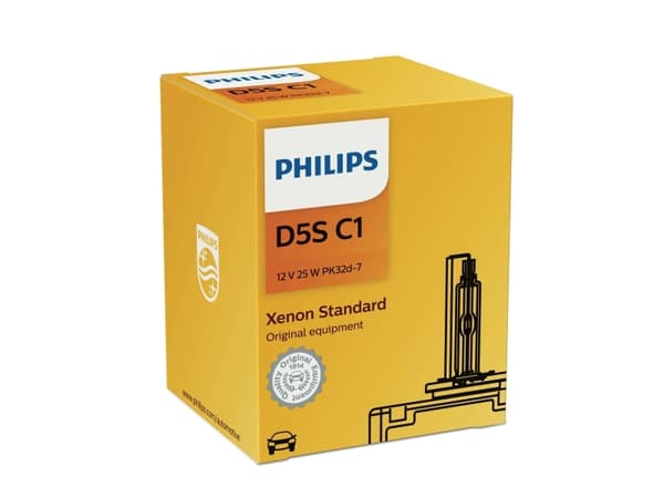 Philips Xenon Standard Typ av lampa: D5S, 1-pack, strålkastarlampa, 25 W, 12 V, D5S, Xenon, 4200 K