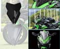 Miniatyrbild 1 av 11: TopX TILLBEHÖR VINDRUTA KAWASAKI NINJA 650 17 19 KÅPA SLÄPPT