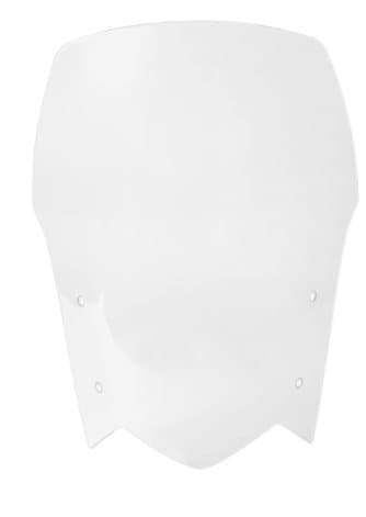 TopX TILBEHØR FORRUDE 40CM YAMAHA TENERE XT 700 Z 19 23 KÅLE SLÅET